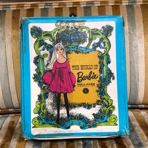 1968 The World of Barbie vintage doll case